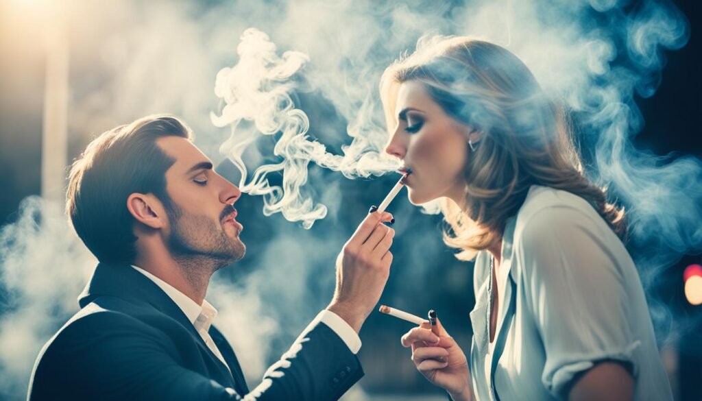 smoking and romance dynamics